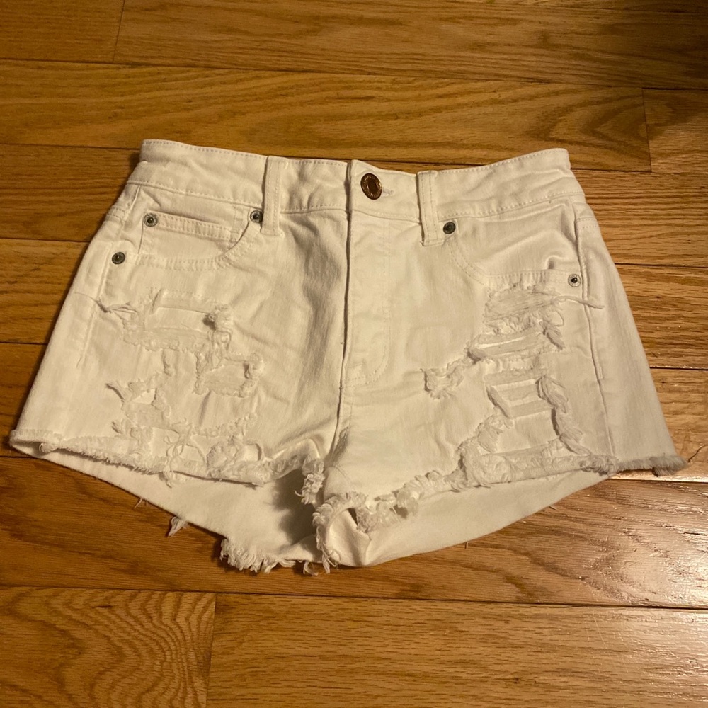 AE WHITE RIPPED FESTIVAL SHORT